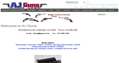 Desktop Screenshot of ajguns.net